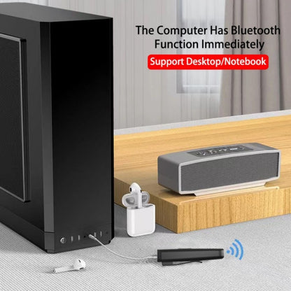 M27 Bluetooth 5.2 Wireless Stereo Music Receiver Transmitter Handsfree 3.5mm Aux Audio Car Kit - Bluetooth Dongle by PMC Jewellery | Online Shopping South Africa | PMC Jewellery | Buy Now Pay Later Mobicred