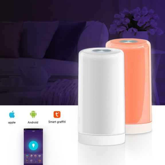 008B Tuya Wifi Remote LED Bedside Touch Lamp RGB Color Changing Dimmable Light