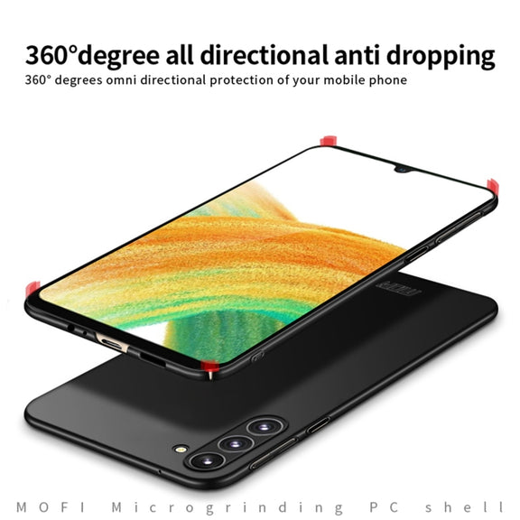 For Samsung Galaxy A14 4G / 5G MOFI Frosted PC Ultra-thin Hard Case(Red)