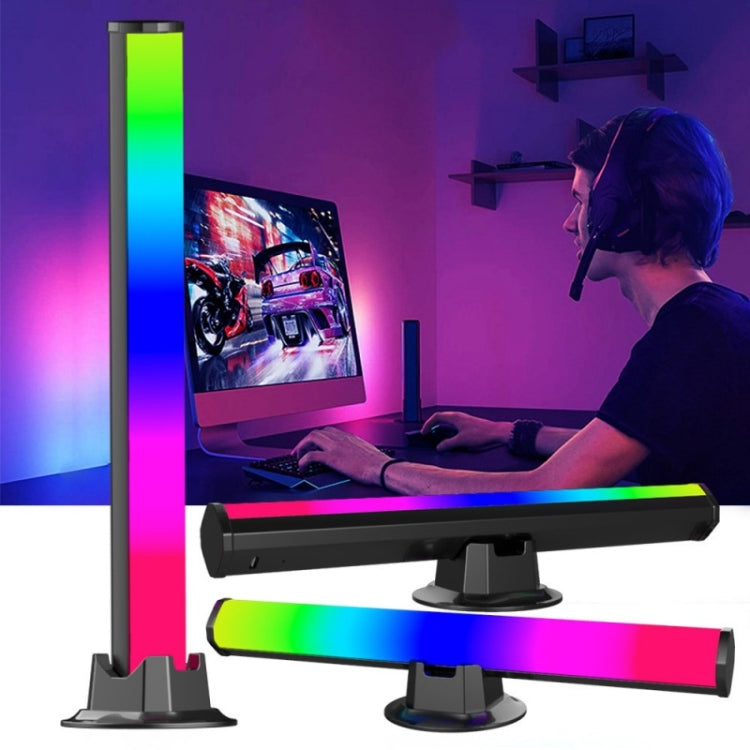 SAL043 2pcs Wifi RGB Rhythm Voice Music Desktop Atmosphere LED Table Lamp - Novelty Lighting by PMC TechLife | Online Shopping South Africa | PMC TechLife | Buy Now Pay Later Mobicred