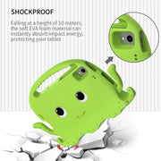 For Lenovo M10 Plus TB-X606 10.3 Octopus Style EVA PC Tablet Case(Grass Green)