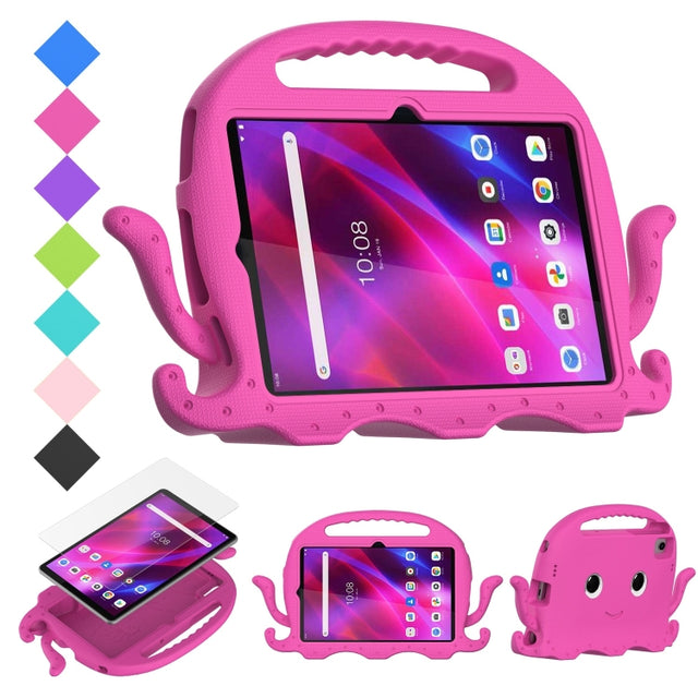 For Lenovo K10 TB-X6C6F 10.3 Octopus Style EVA PC Tablet Case(Rose Red) - Lenovo by PMC TechLife | Online Shopping South Africa | PMC TechLife | Buy Now Pay Later Mobicred