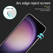 For Samsung Galaxy S24 5G MOFI 9H 3D Explosion-proof Curved Screen Tempered Glass Film(Black)