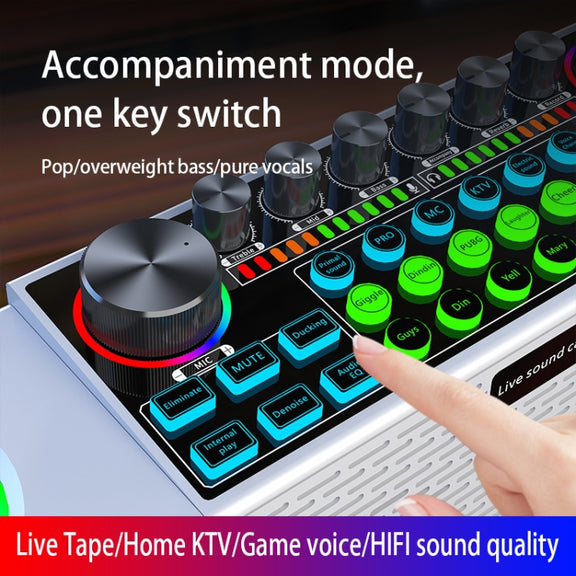 SY6 Home Live Broadcast Sound Card Multifunctional Wireless Bluetooth Speakers Portable All-in-one Machine Equipment