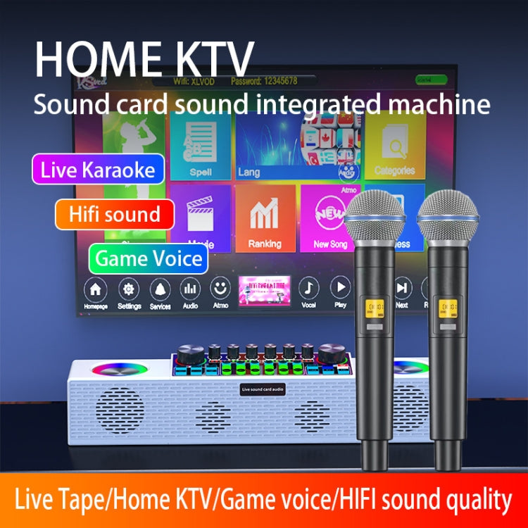 SY6 Home Live Broadcast Sound Card Multifunctional Wireless Bluetooth Speakers Portable All-in-one Machine Equipment - Live Sound Effects Processors by PMC TechLife | Online Shopping South Africa | PMC TechLife | Buy Now Pay Later Mobicred