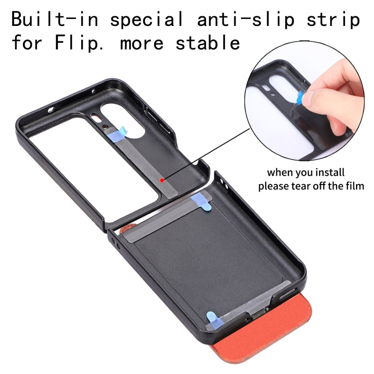 For OPPO Find N2 Flip Wristband Kickstand Card Wallet Back Cover Phone Case(Green) - Find N2 Flip Cases by PMC TechLife | Online Shopping South Africa | PMC TechLife