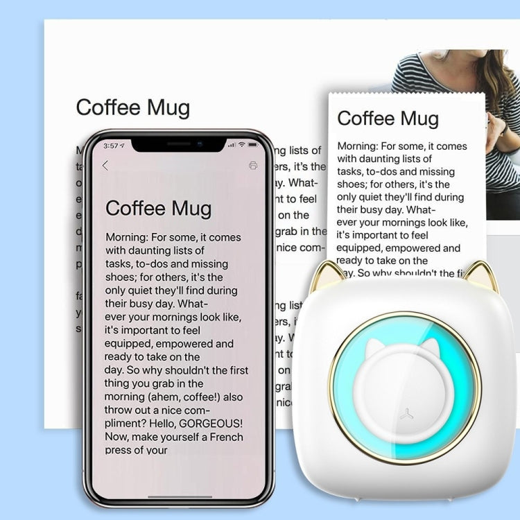 C23 Portable Mini Printer Thermal Printer - Printer by PMC TechLife | Online Shopping South Africa | PMC TechLife | Buy Now Pay Later Mobicred