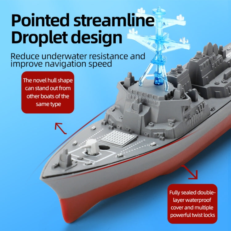 MoFun 803 2.4G Remote Control Warship Simulation Ship(803D) - free shipping - PMC Jewellery - Order now!