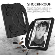 For Lenovo Tab M10 3rd Gen 10.1 TB-328 Thumb Bracket EVA Shockproof Tablet Case(Black)