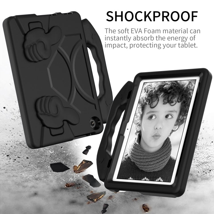 For Lenovo Tab M10 3rd Gen 10.1 TB-328 Thumb Bracket EVA Shockproof Tablet Case(Black)