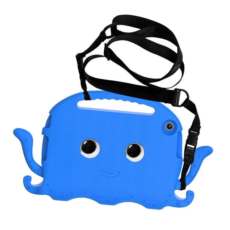 For Lenovo Tab M10 3rd Gen 10.1 TB-328 Octopus Style EVA Hybrid PC Shockproof Tablet Case with Strap(Blue) - Lenovo by PMC TechLife | Online Shopping South Africa | PMC TechLife | Buy Now Pay Later Mobicred