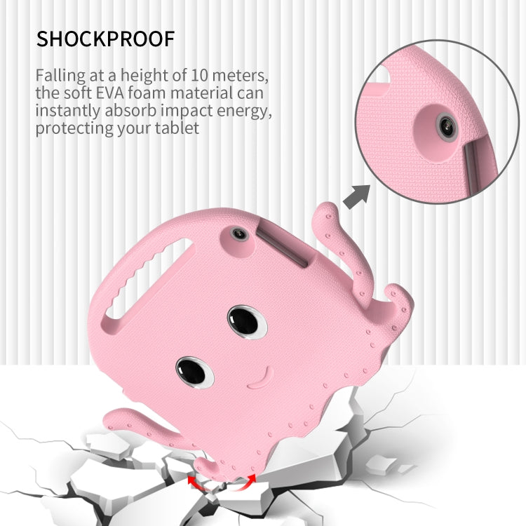 For Lenovo Tab M10 3rd Gen 10.1 TB-328 Octopus Style EVA Hybrid PC Shockproof Tablet Case with Strap(Pink) - Lenovo by PMC TechLife | Online Shopping South Africa | PMC TechLife | Buy Now Pay Later Mobicred