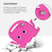 For Lenovo Tab M9 2023 Octopus Style EVA Hybrid PC Shockproof Tablet Case with Strap(Rose Red)