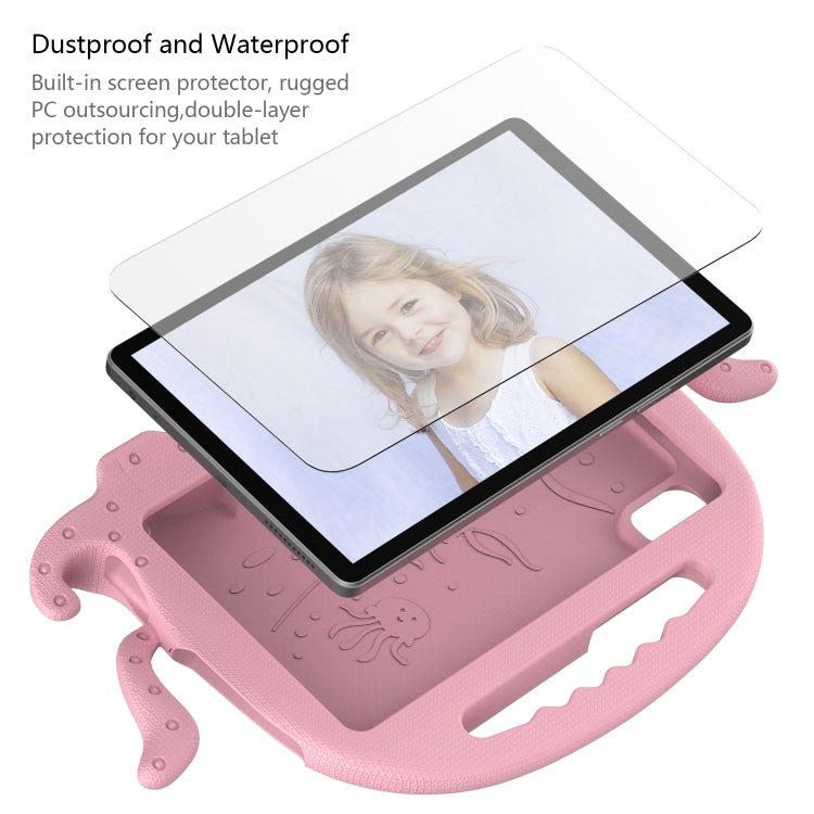 For Lenovo Tab M9 2023 Octopus Style EVA Hybrid PC Shockproof Tablet Case with Strap(Pink) - Lenovo by PMC TechLife | Online Shopping South Africa | PMC TechLife | Buy Now Pay Later Mobicred