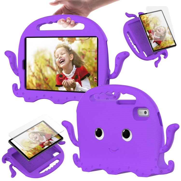 For Lenovo Tab M9 2023 Octopus Style EVA Hybrid PC Shockproof Tablet Case with Strap(Purple) - Lenovo by PMC TechLife | Online Shopping South Africa | PMC TechLife | Buy Now Pay Later Mobicred