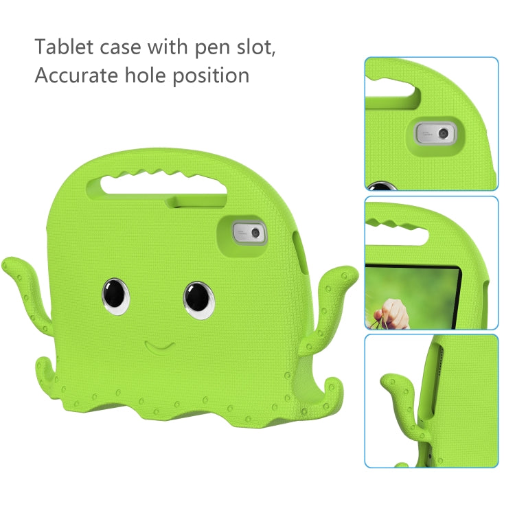 For Lenovo Tab M9 2023 Octopus Style EVA Hybrid PC Shockproof Tablet Case with Strap(Grass Green) - Lenovo by PMC TechLife | Online Shopping South Africa | PMC TechLife | Buy Now Pay Later Mobicred