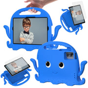 For Lenovo Tab M11 /Xiaoxin Pad 11 2024 Octopus Style EVA Hybrid PC Shockproof Tablet Case with Strap(Blue)