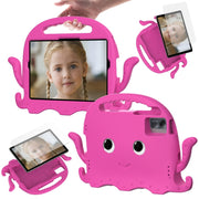 For Lenovo Tab M11 /Xiaoxin Pad 11 2024 Octopus Style EVA Hybrid PC Shockproof Tablet Case with Strap(Rose Red)