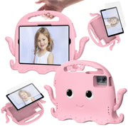 For Lenovo Tab M11 /Xiaoxin Pad 11 2024 Octopus Style EVA Hybrid PC Shockproof Tablet Case with Strap(Pink)