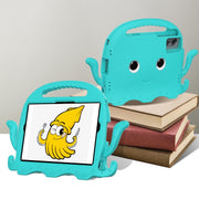 For Lenovo Tab M11 /Xiaoxin Pad 11 2024 Octopus Style EVA Hybrid PC Shockproof Tablet Case with Strap(Glacial Green)