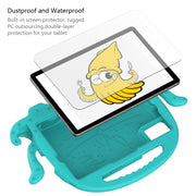 For Lenovo Tab M11 /Xiaoxin Pad 11 2024 Octopus Style EVA Hybrid PC Shockproof Tablet Case with Strap(Glacial Green)