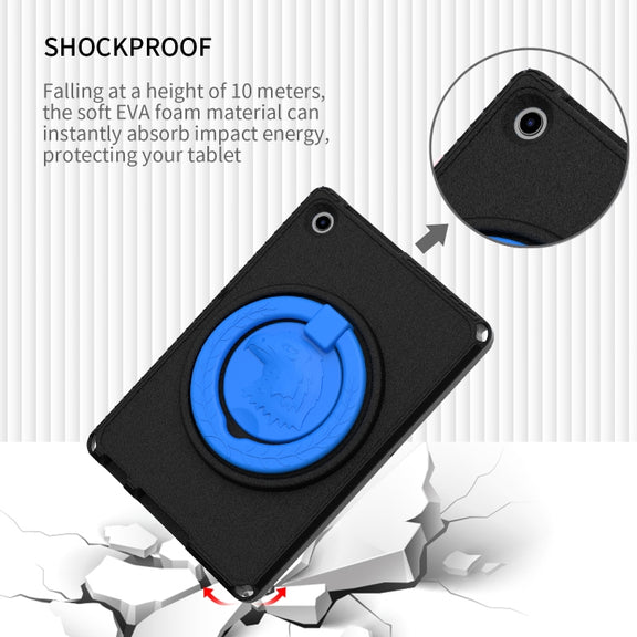 For Lenovo Tab M10 3rd Gen 10.1 TB-328 EVA Hard PC Shockproof Tablet Case(Black)