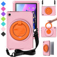 For Lenovo Tab M10 3rd Gen 10.1 TB-328 EVA Hard PC Shockproof Tablet Case(Pink) - Lenovo by PMC TechLife | Online Shopping South Africa | PMC TechLife | Buy Now Pay Later Mobicred