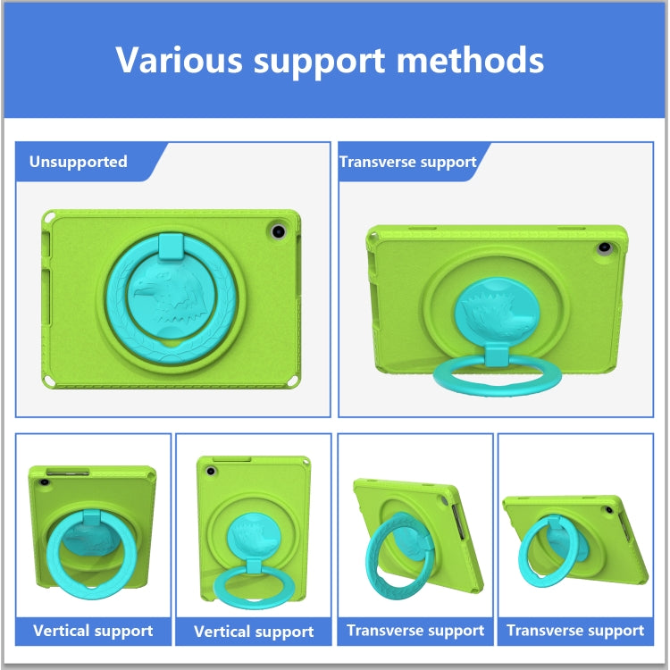 For Lenovo Tab M10 3rd Gen 10.1 TB-328 EVA Hard PC Shockproof Tablet Case(Grass Green) - free shipping - PMC TechLife - Order now!