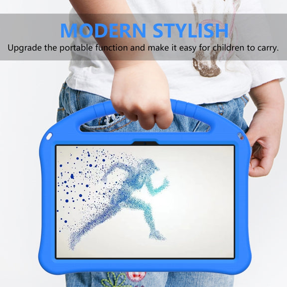 For TCL Tab 11 EVA Shockproof Tablet Case with Holder(Blue)