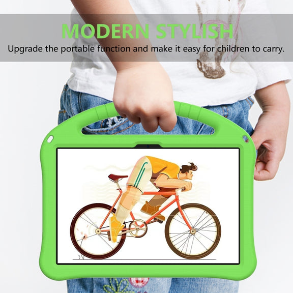For TCL Tab 11 EVA Shockproof Tablet Case with Holder(Green)