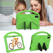 For TCL Tab 11 EVA Shockproof Tablet Case with Holder(Green)