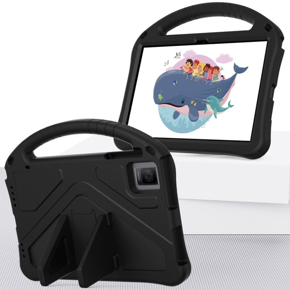 For TCL Tab 10 Gen2 10.36 2023 EVA Shockproof Tablet Case with Holder(Black)