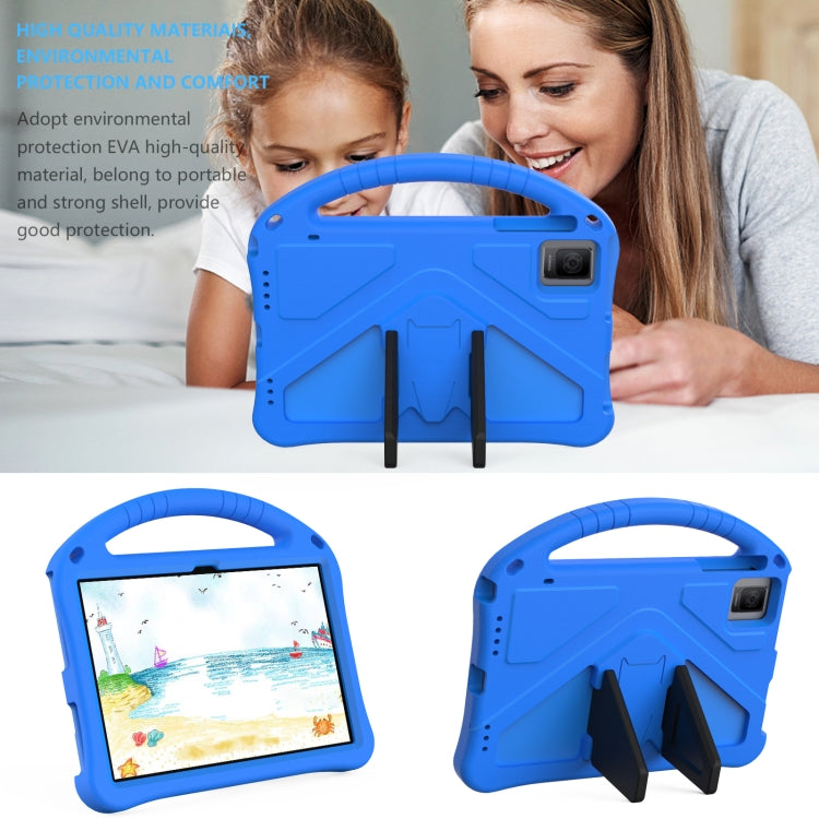 For TCL Tab 10 Gen2 10.36 2023 EVA Shockproof Tablet Case with Holder(Blue)