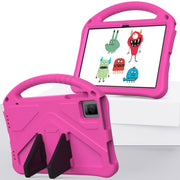 For TCL Tab 10 Gen2 10.36 2023 EVA Shockproof Tablet Case with Holder(Rose Red)