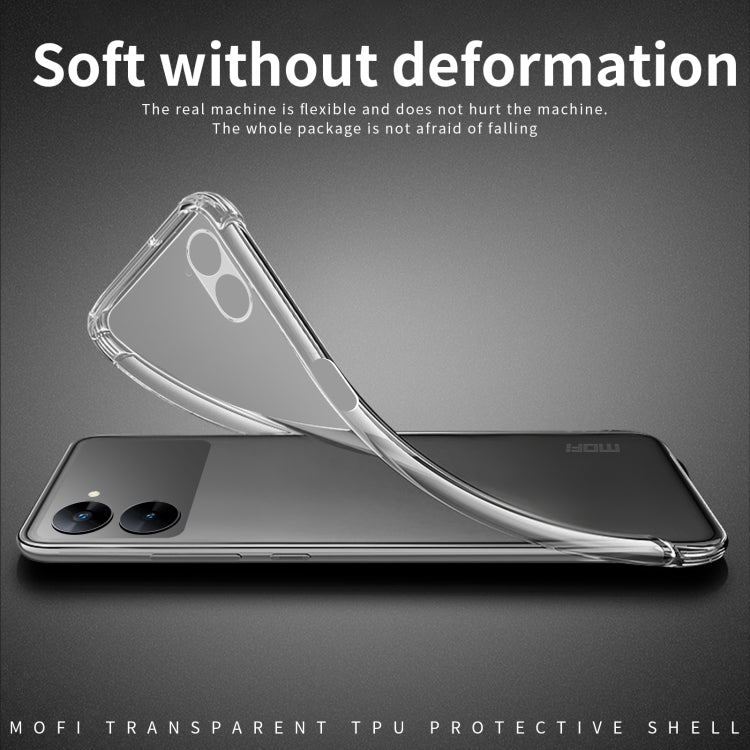 For Realme V30 / V30T MOFI Ming Series Ultra-thin TPU Phone Case(Transparent) - free shipping - PMC TechLife - Order now!