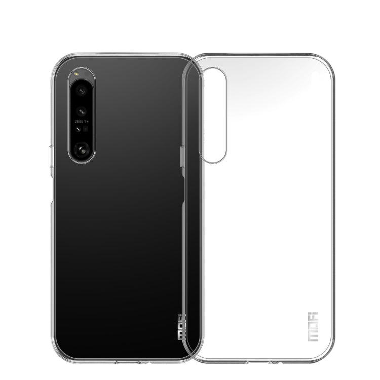 For Sony Xperia 1 V MOFI Ming Series Ultra-thin TPU Phone Case(Transparent) - Sony Cases by MOFI | Online Shopping South Africa | PMC TechLife