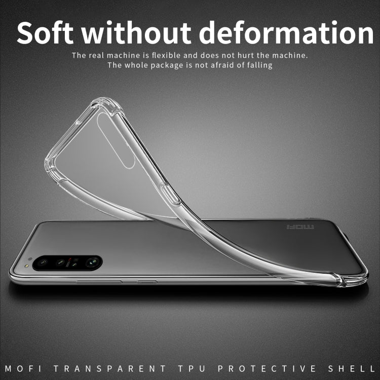 For Sony Xperia 1 V MOFI Ming Series Ultra-thin TPU Phone Case(Transparent) - Sony Cases by MOFI | Online Shopping South Africa | PMC TechLife