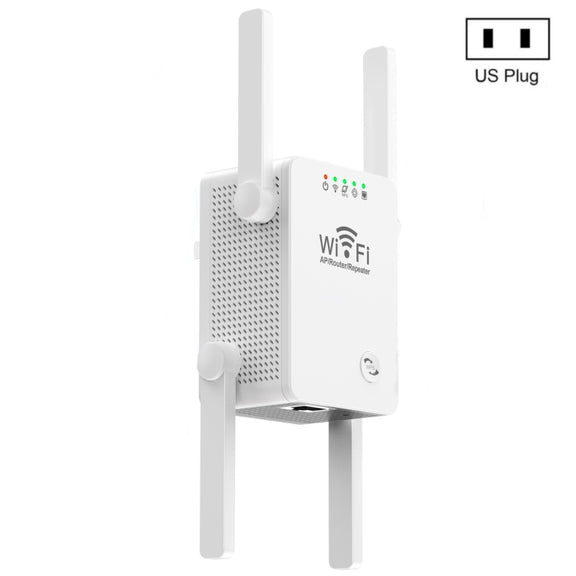 U8 300Mbps Wireless WiFi Repeater Extender Router Wi-Fi Signal Amplifier WiFi Booster(EU Plug)