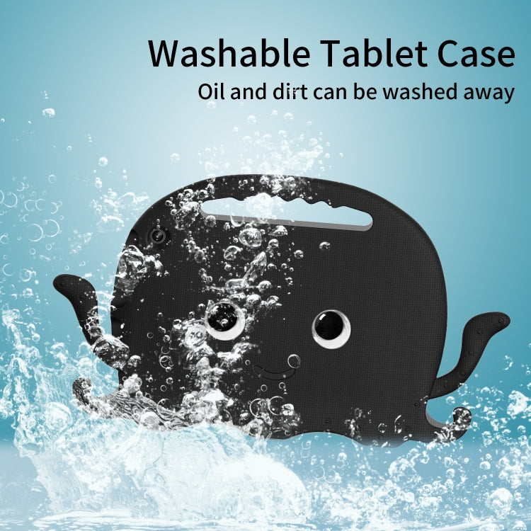 For Amazon Kindle Fire HD10 2021 Octopus Style EVA + PC Tablet Case with Strap(Black) - Amazon by PMC TechLife | Online Shopping South Africa | PMC TechLife | Buy Now Pay Later Mobicred