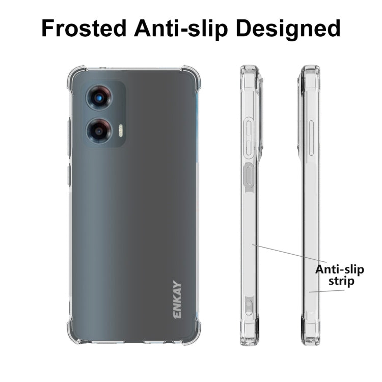 For Motorola Moto G Stylus 5G 2024 ENKAY Hat-Prince Transparent TPU Shockproof Phone Case