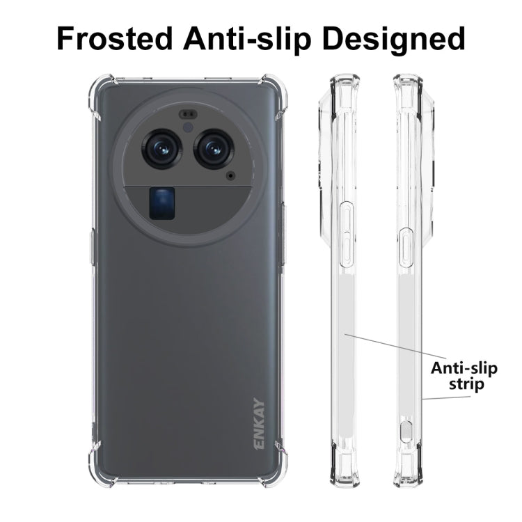 For OPPO Find X6 Pro ENKAY Clear TPU Shockproof Anti-slip Phone Case - OPPO Cases by ENKAY | Online Shopping South Africa | PMC TechLife | Buy Now Pay Later Mobicred