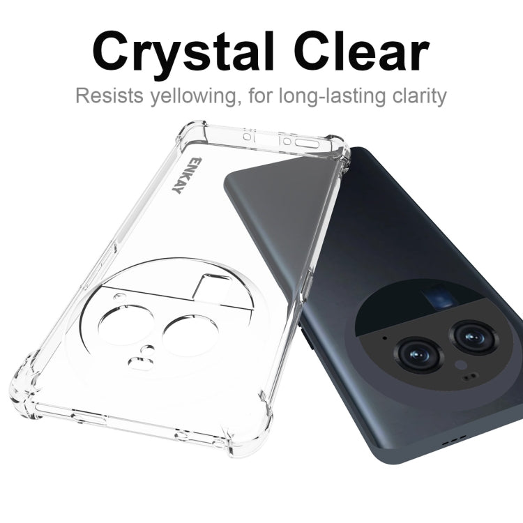For OPPO Find X6 Pro ENKAY Clear TPU Shockproof Anti-slip Phone Case - OPPO Cases by ENKAY | Online Shopping South Africa | PMC TechLife | Buy Now Pay Later Mobicred