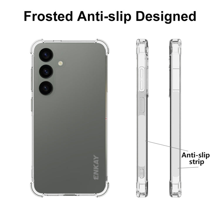 For Samsung Galaxy S24+ 5G ENKAY Hat-Prince Transparent TPU Shockproof Phone Case - free shipping - PMC Jewellery - Order now!