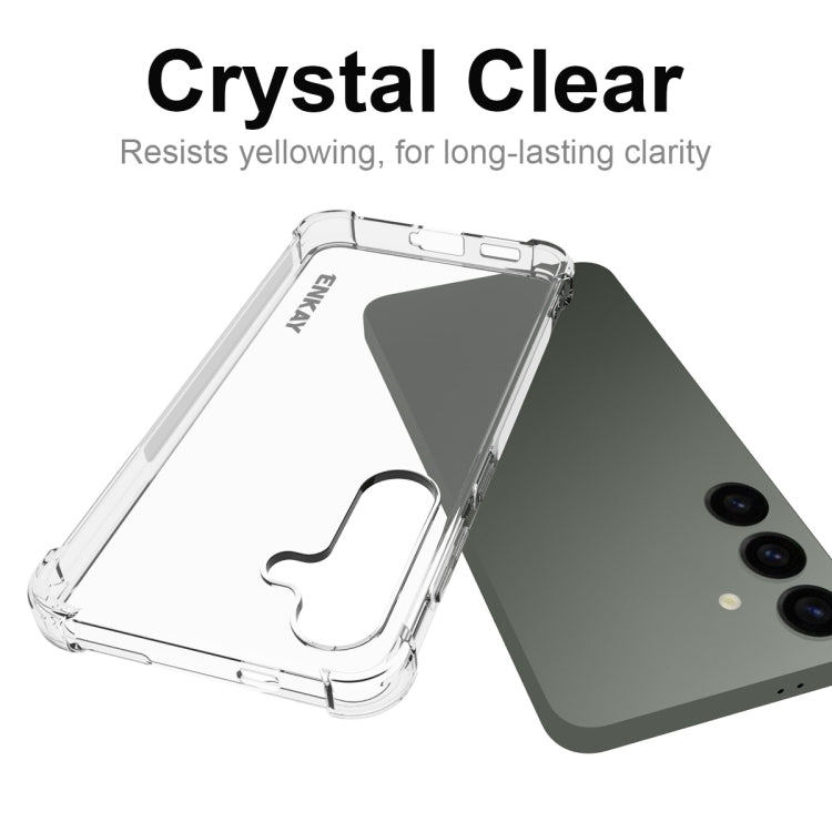 For Samsung Galaxy S24+ 5G ENKAY Hat-Prince Transparent TPU Shockproof Phone Case - free shipping - PMC Jewellery - Order now!