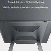 Boneruy P18 Ergonomic Desk Aluminum Holder for 14-17.3 Inch Laptops(Silver)