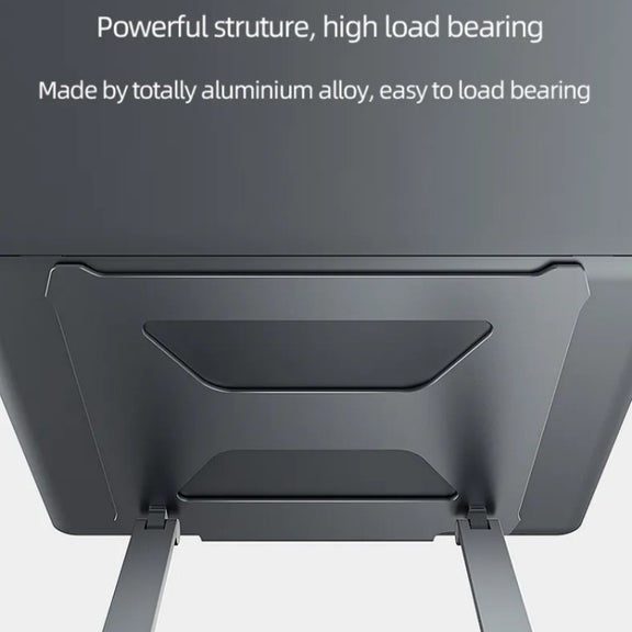 Boneruy P18 Ergonomic Desk Aluminum Holder for 14-17.3 Inch Laptops(Silver)