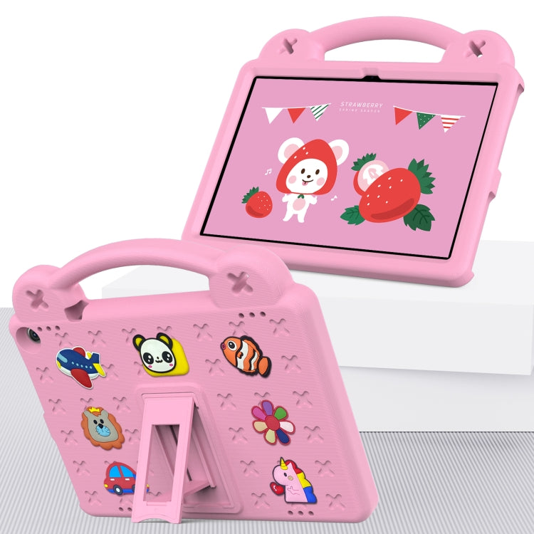 For Walmart Onn 10.1 2022 / 100071485 Handle Kickstand Children EVA Shockproof PC Tablet Case(Pink) - Others by PMC TechLife | Online Shopping South Africa | PMC TechLife | Buy Now Pay Later Mobicred