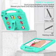 For Walmart Onn 10.1 2022 / 100071485 Handle Kickstand Children EVA Shockproof PC Tablet Case(Mint Green)