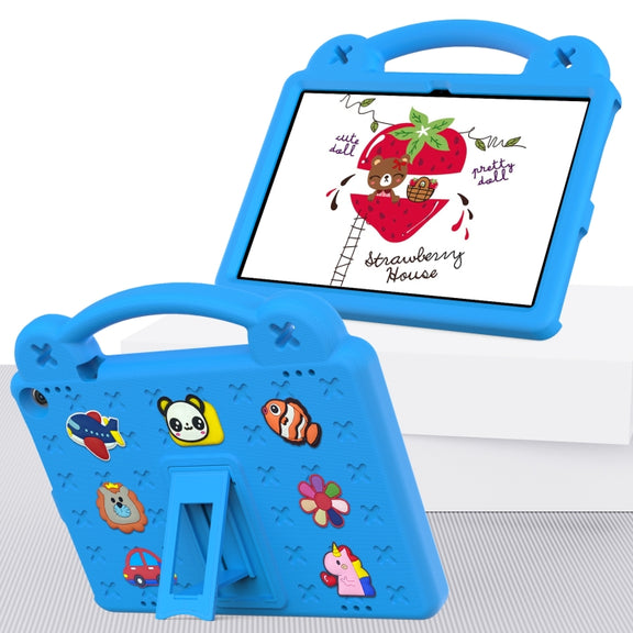 For Walmart Onn 10.1 2022 / 100071485 Handle Kickstand Children EVA Shockproof PC Tablet Case(Sky Blue)