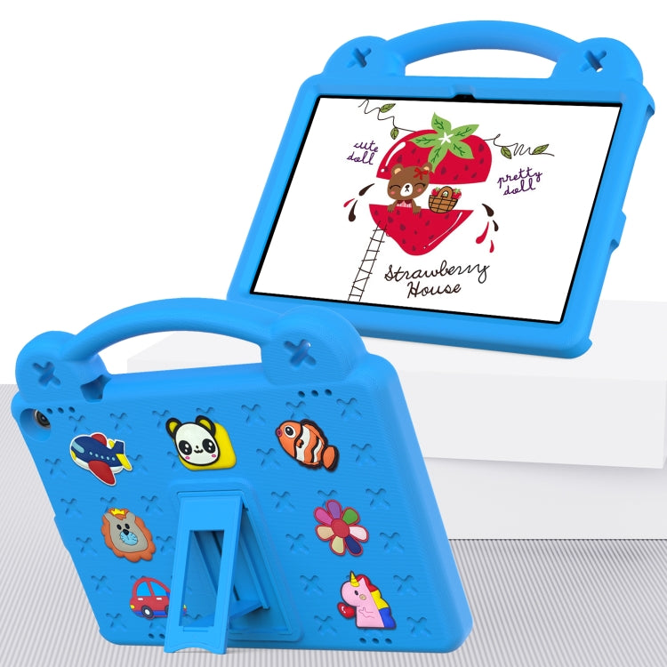 For Walmart Onn 10.1 2022 / 100071485 Handle Kickstand Children EVA Shockproof PC Tablet Case(Sky Blue)